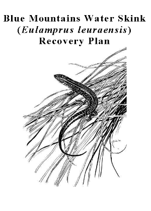 Blue Mountains Water Skink (Eulamprus leuraensis) Recovery Plan cover.