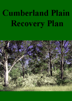 Cumberland Plain Recovery Plan cover.