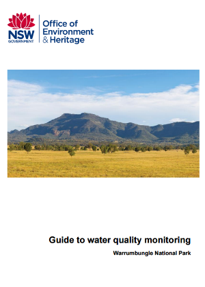 Guide to water quality monitoring: Warrumbungle National Park cover