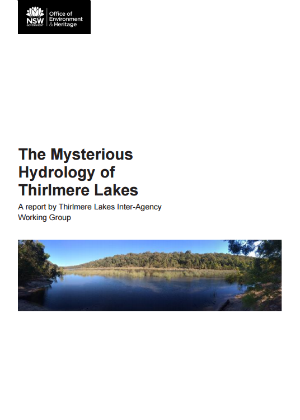The mysterious hydrology of Thirlmere Lakes A report by Thirlmere Lakes Inter-Agency Working Group