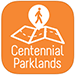 Centennial Parklands  history walk app