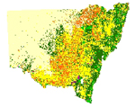 NSW state of the catchments woody/non-woody vegetation extent