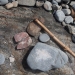 Aboriginal artefacts, stone axe and tools, Arakwal