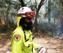 Controlled burn by National Parks and Wildlife Service and NSW Rural Fire Service
