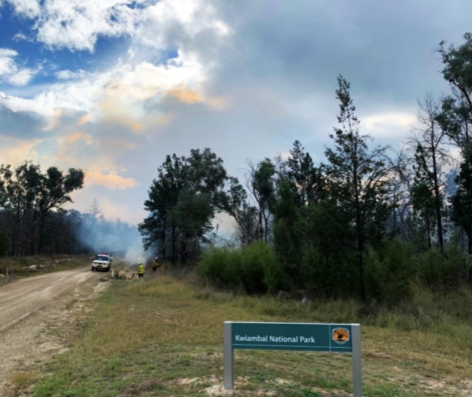Kwiambal National Park hazard reduction burn