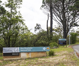Entrance to Wentworth Falls Picnic Area 