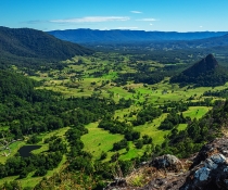 The proposed Tweed Byron Hinterland Walk (working title only) provides outstanding views of the Tweed Caldera of the Wollumbin/Mount Warning shield volcano.Wollumbin from Doon 