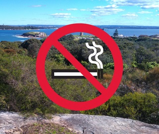 No smoking in national parks