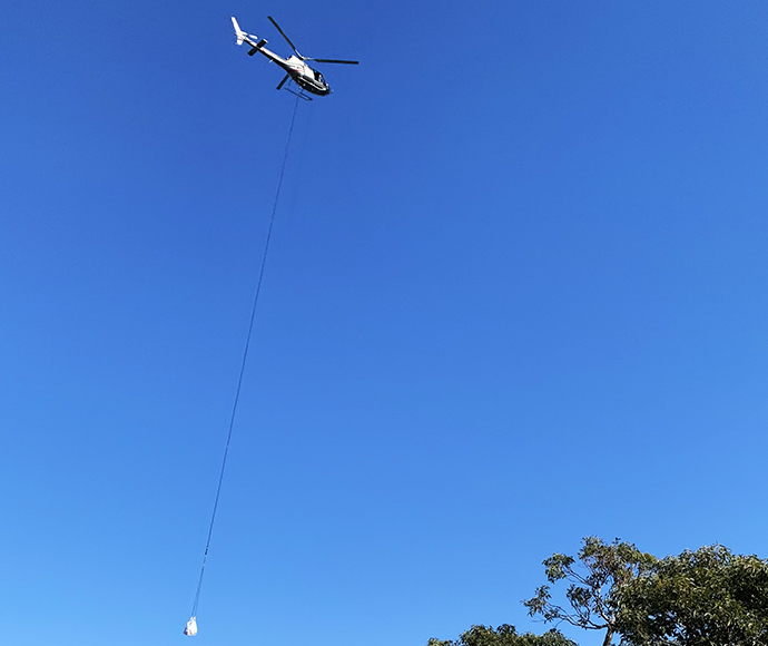 Helicopter operations, Sydney Harbour National Park