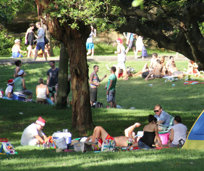 Picnic area, Nielsen Park, Sydney Harbour National Park
