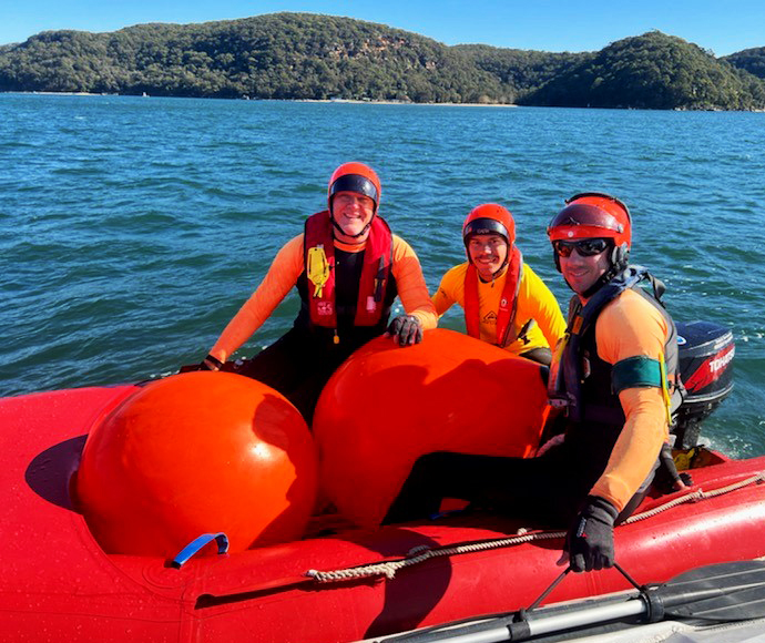 NPWS training Gamay Rangers whale rescue skills