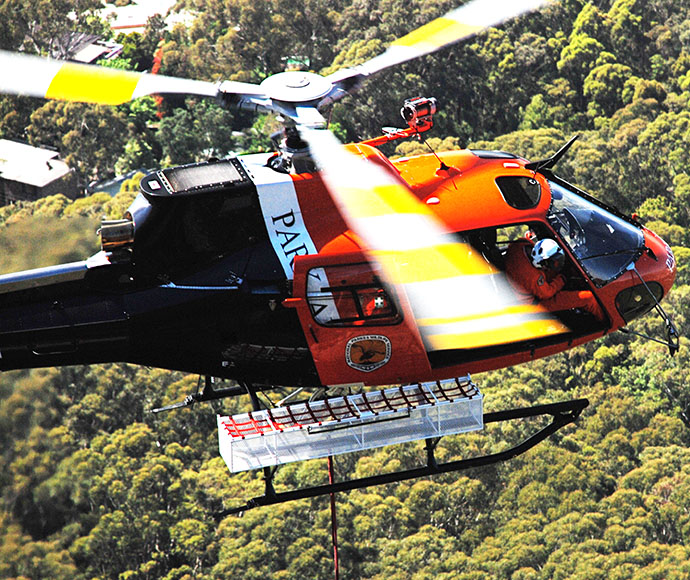 Park Air helicopter in flight