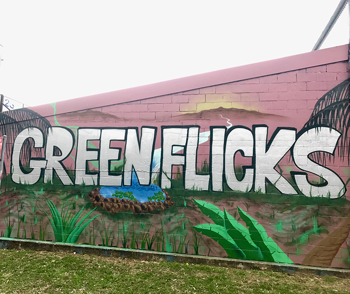Nowra's Green Wall to promote the Illawarra Green Flicks competition