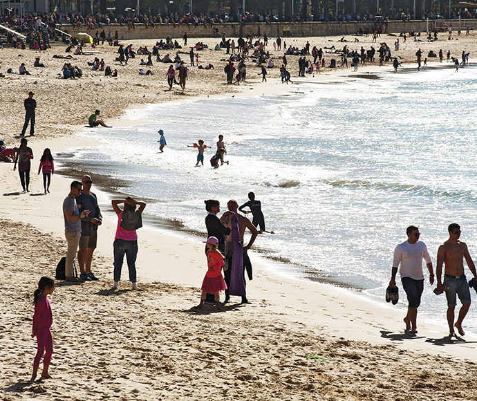 Manly Beach. Manly, Sydney, NSW.
