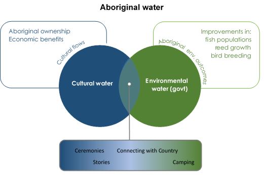 Murray Lower Darling River Indigenous Nations Aboriginal Environmental Water Outcomes Definition flowchart
