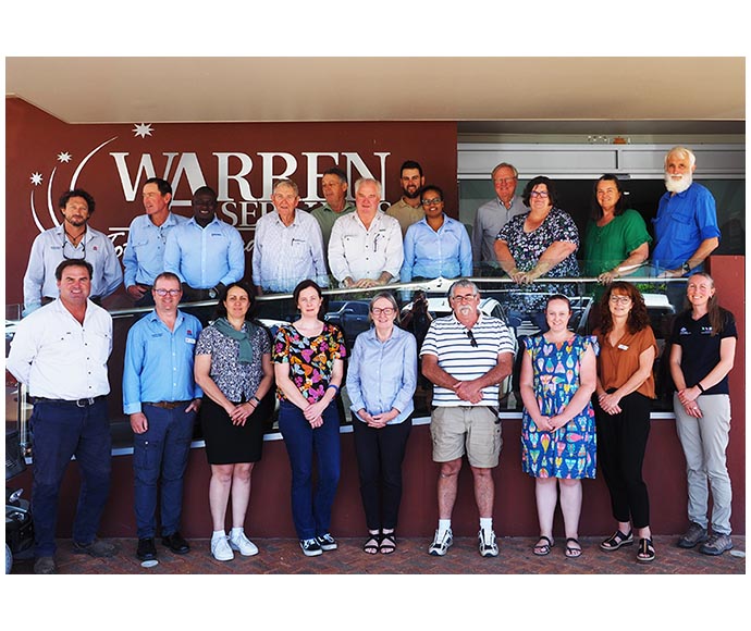 Macquarie-Cudgegong EWAG group photo during meeting at Warren
