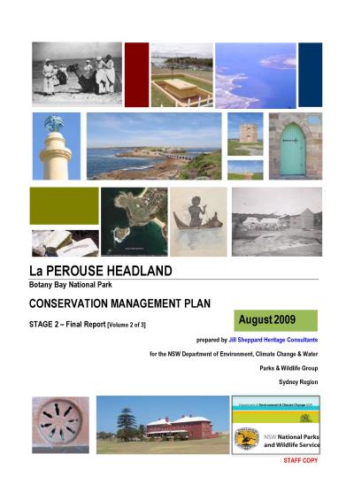 La Perouse Headland Conservation Management Plan