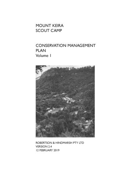 Mount Keira Scout Camp Conservation Management
