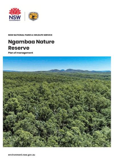 Ngambaa Nature Reserve Plan of Management