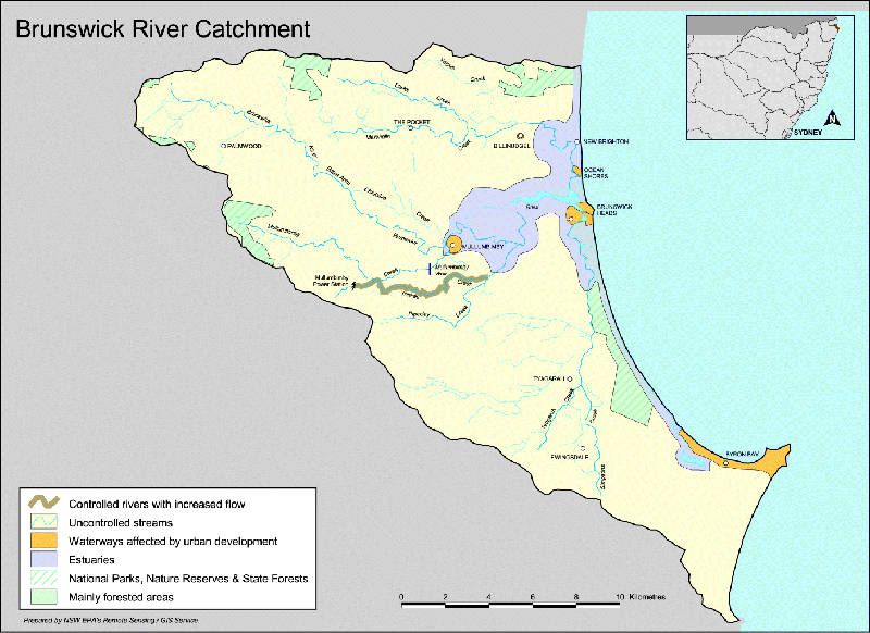 Map: Brunswick River