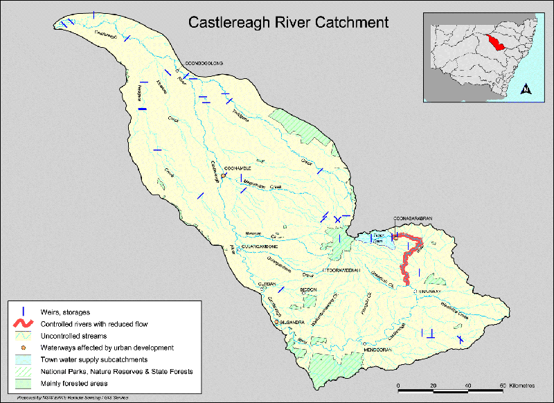 Map: Castlereagh River