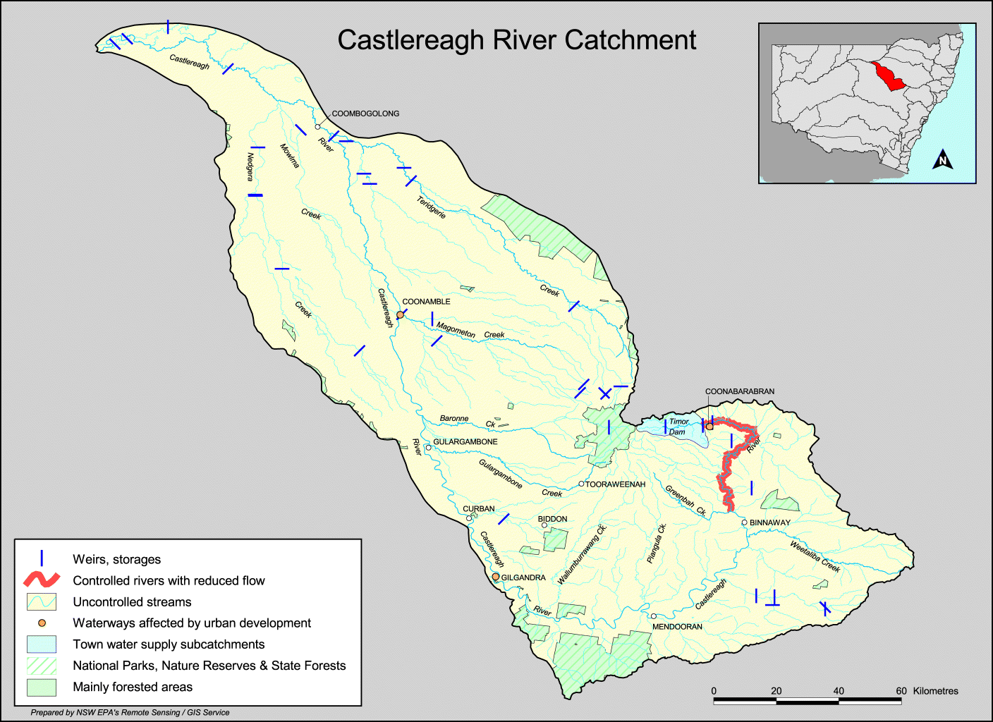 Map: Castlereagh River