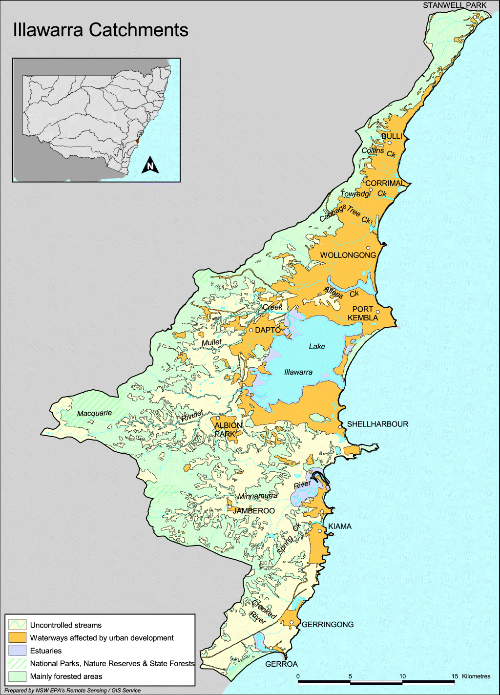 Map: Illawarra