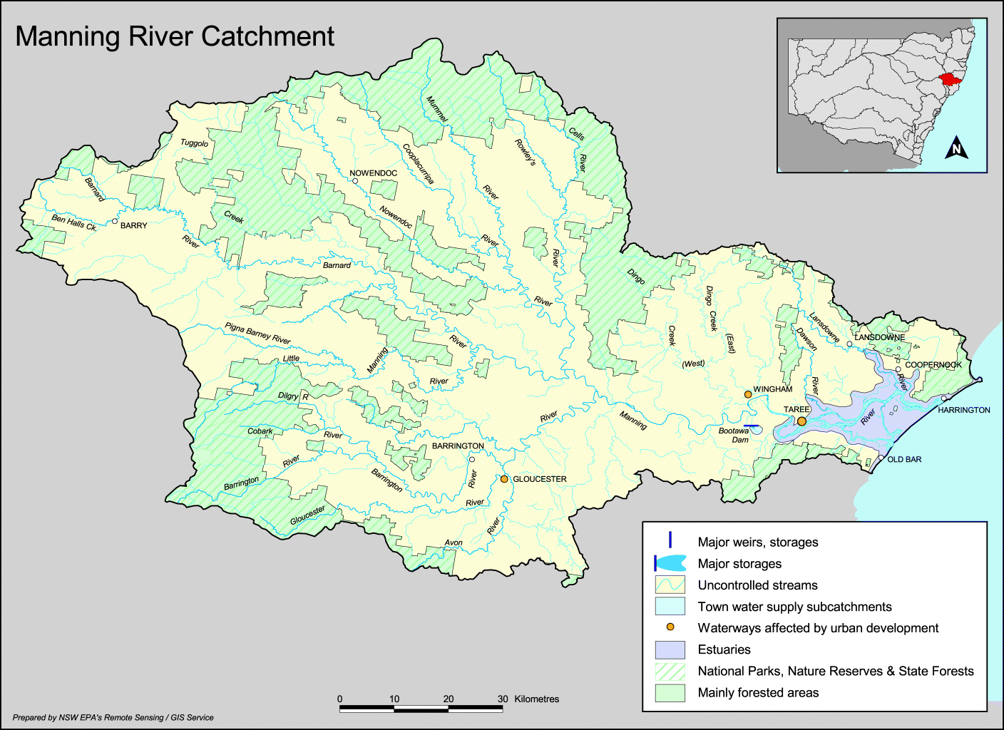 Map: Manning River