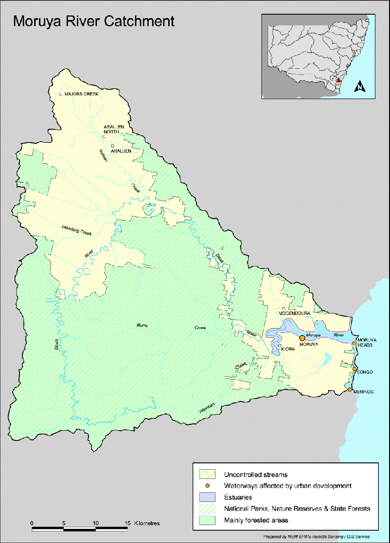 Map: Moruya River