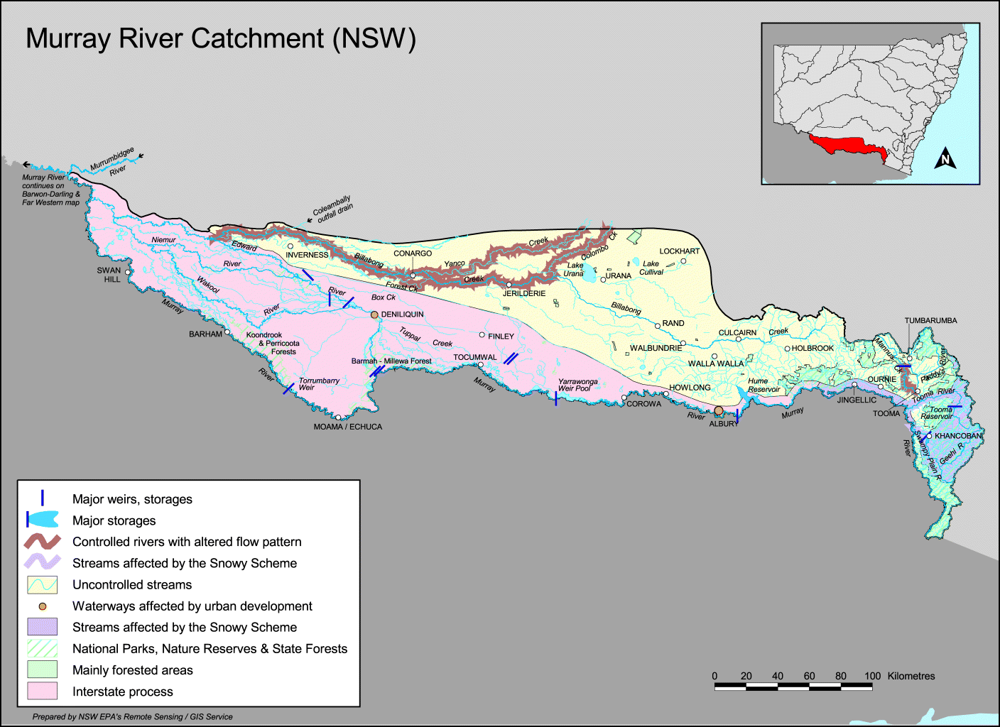 MAP: Murray River Catchment