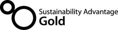 Sustainability Advantage Gold - logo black and white