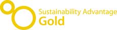 Sustainability Advantage Gold logo colour