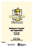 conference brochure cover