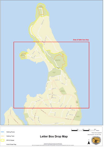 Map of Gap Bluff Map of Gap Bluff