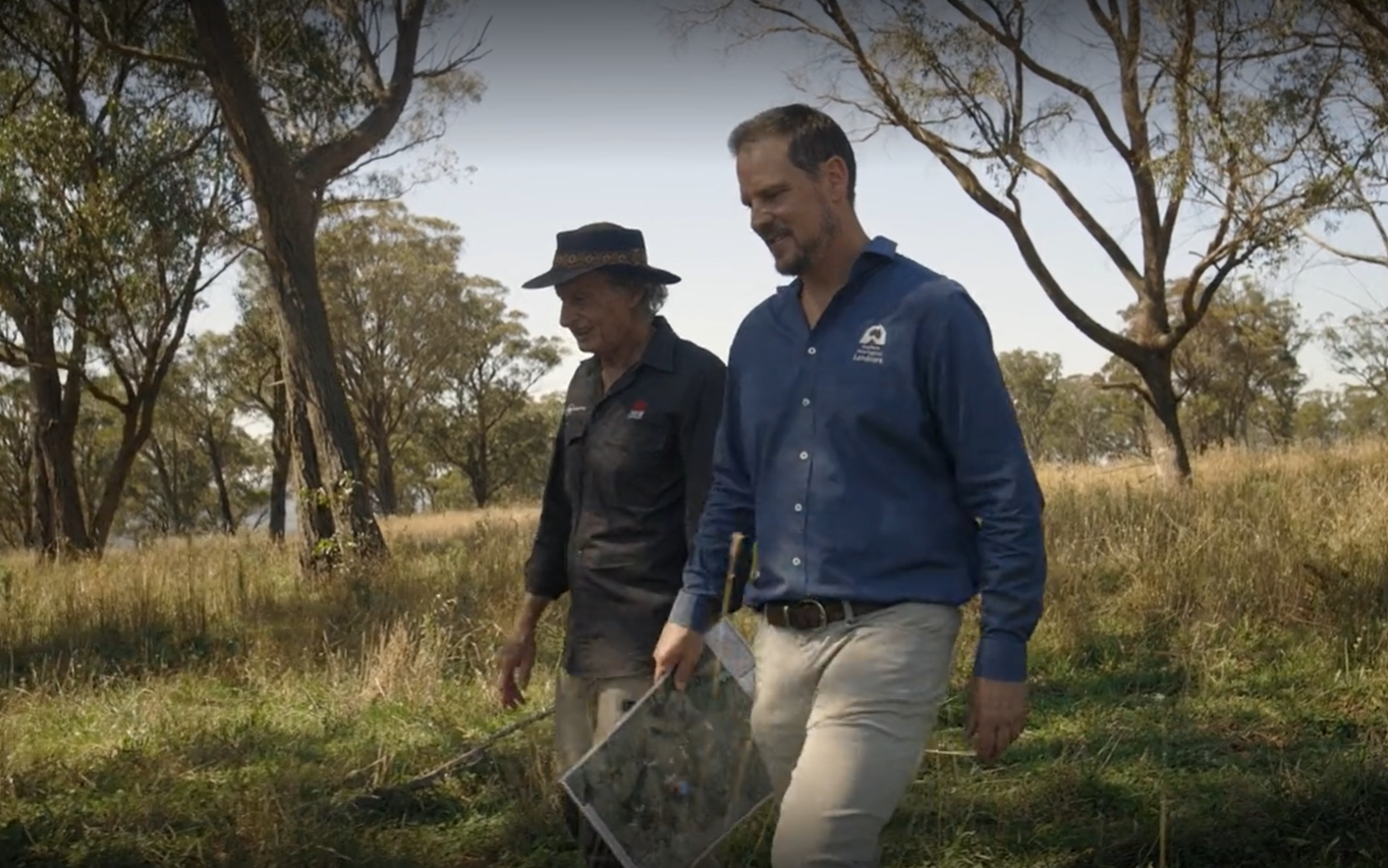 John Turbill, Threatened Species Officer, and Des Anderson, Koala Officer