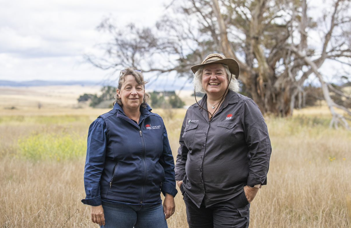 Sally Miller, Regional Partnership Officer and Kirrily Gould, Koala Officer