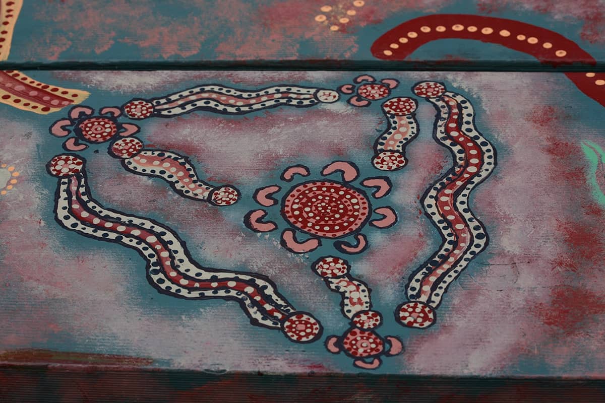 Indigenous artwork by Rosie Nicolai