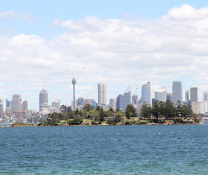 View from the Hermitage foreshore walking track Sydney Harbour National Park