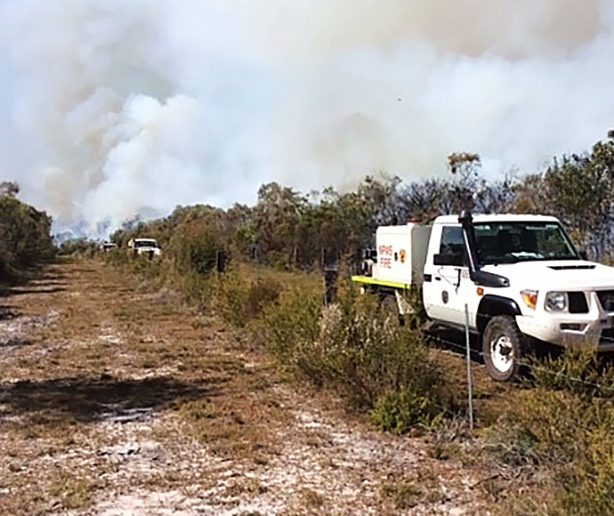 Broadwater National Park hazard reduction burn