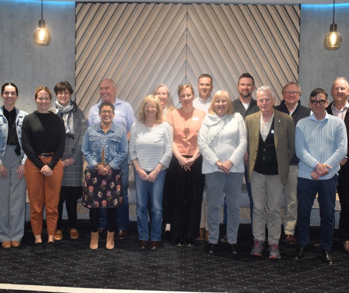Members of the EWAG and SAC committees posed for a photo together