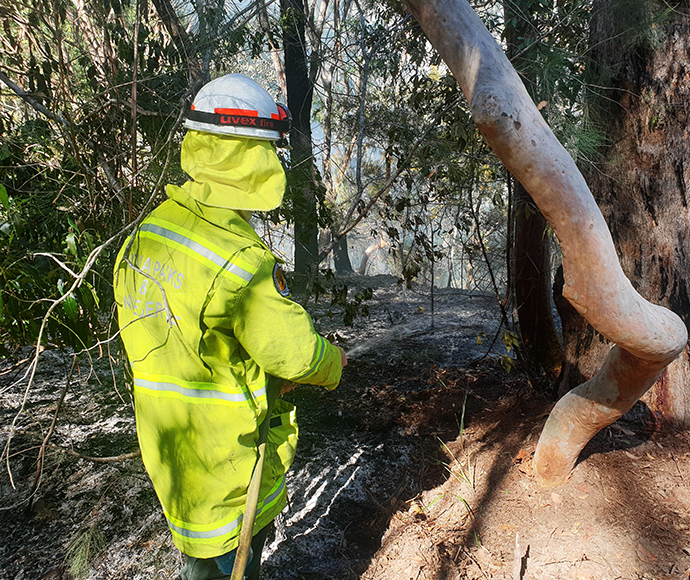 Georges River National Park hazard reduction burn