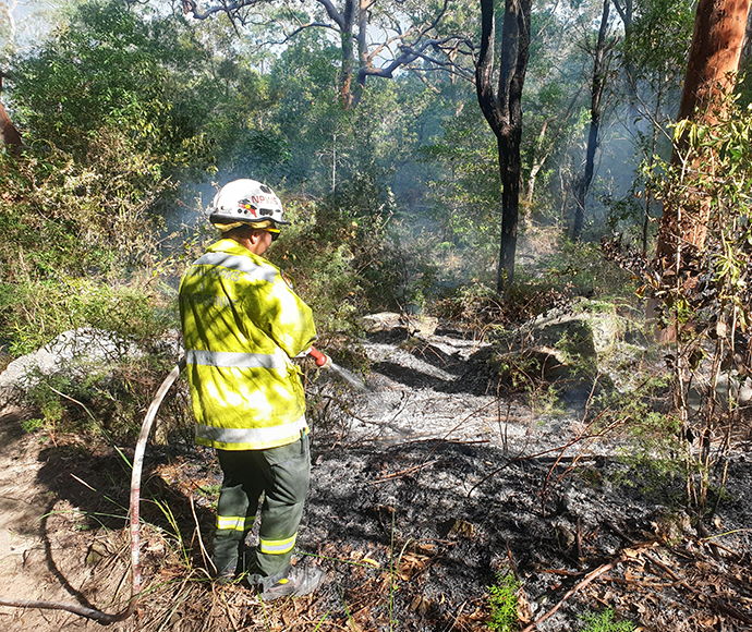 Georges River National Park hazard reduction burn