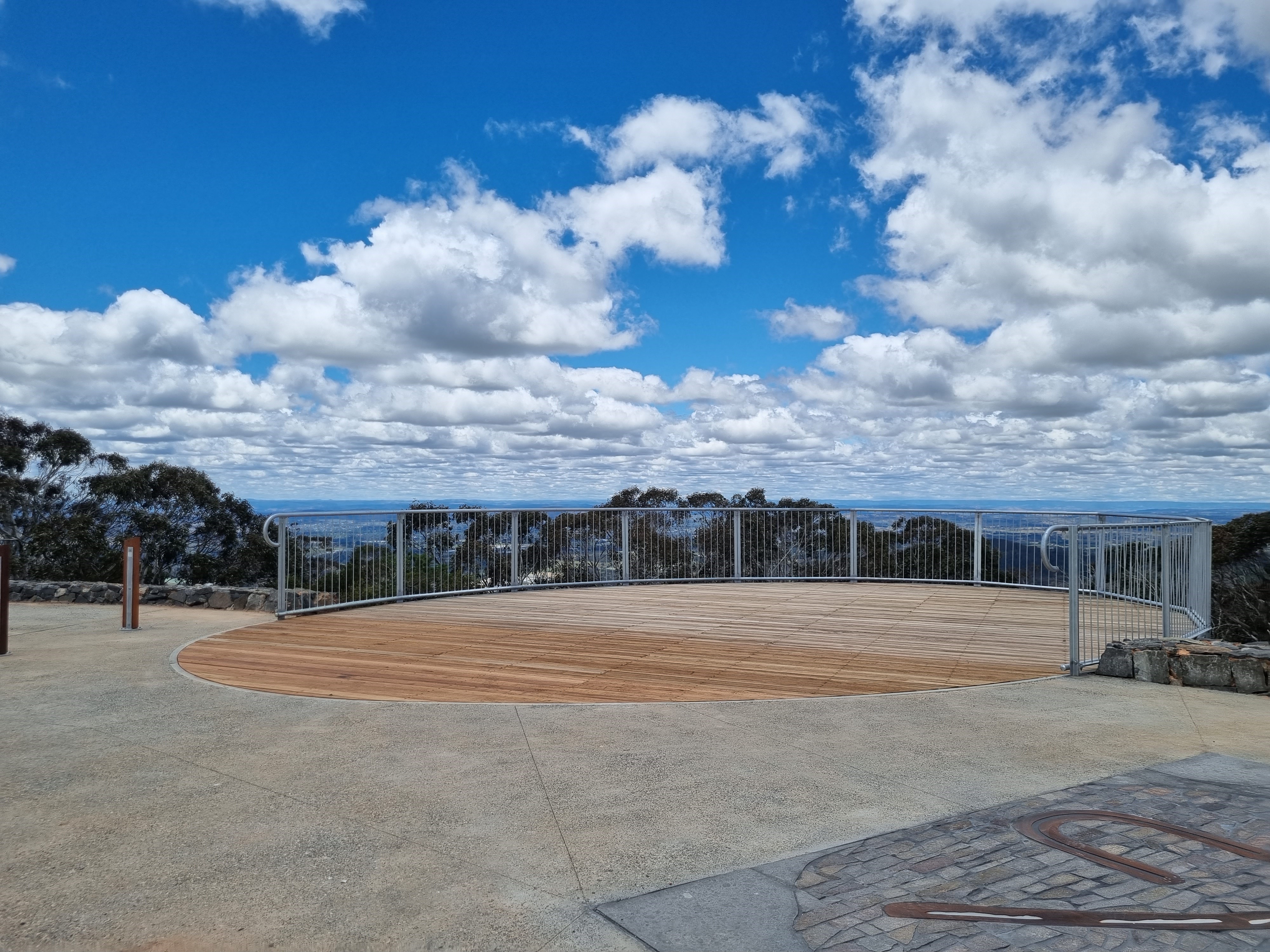 The upgraded summit, Mount Canobolas State Conservation Area