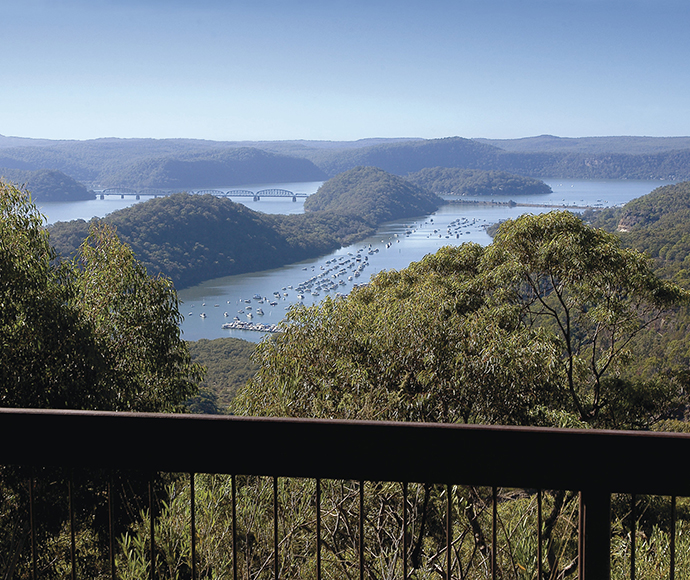 View from lookout at Mougamarra Nature Reserve