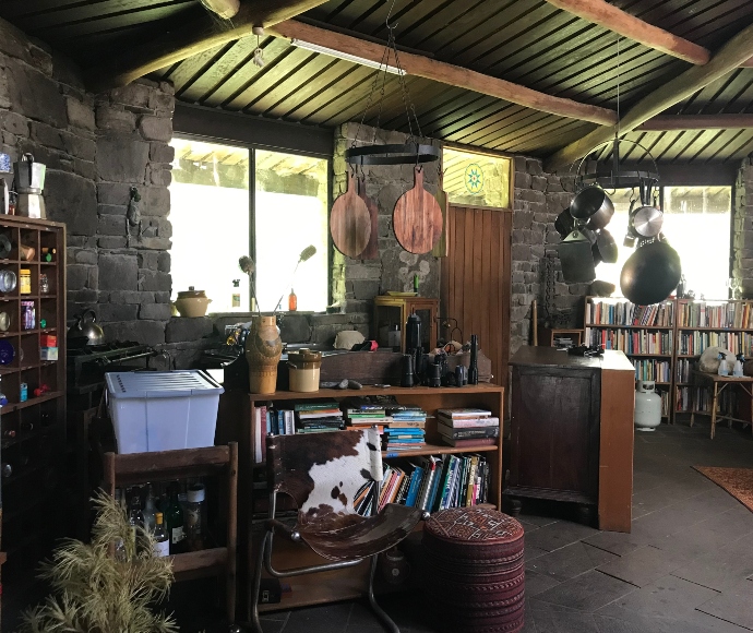Plumwood Mountain house interior